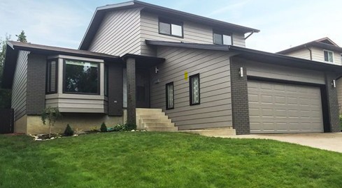 After exterior painting finish